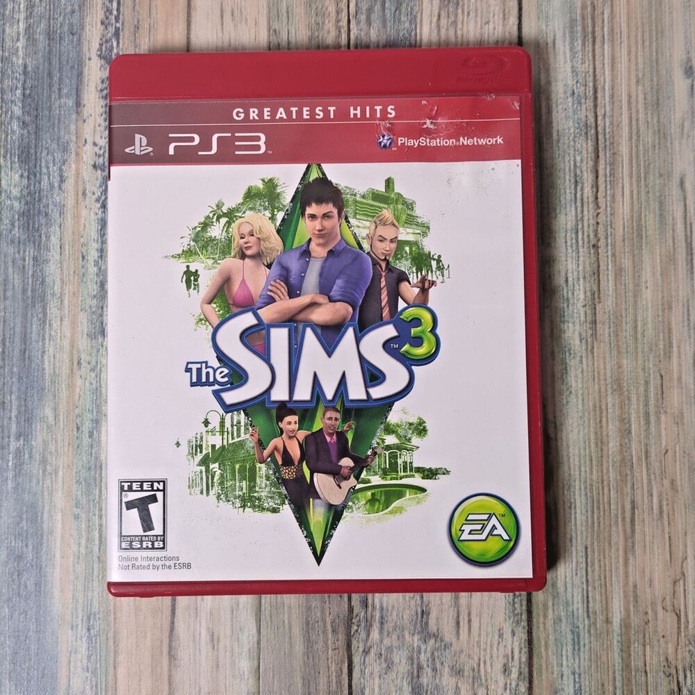 The Sims 3 Greatest Hits (Sony PlayStation 3 PS3, 2012) Digital Manual CIB